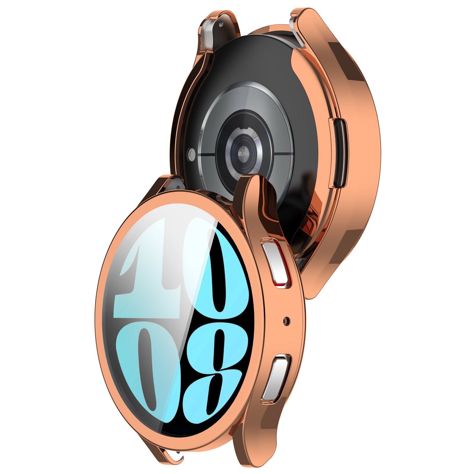 For Samsung Galaxy Watch6 44mm Full Coverage Electroplating Watch Protector TPU Watch Case For Samsung Galaxy Watch6 44mm Full Coverage Electroplating Watch Protector TPU Watch Case